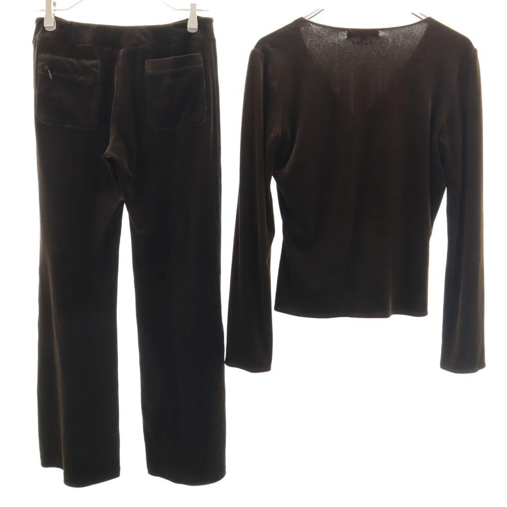 FOXEY NEW YORK made in Japan Velor Jacket Setup 40/38 Brown Men's Used