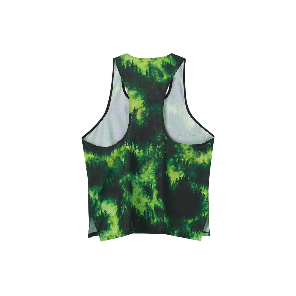 Nike Logo Print Round Neck Sleeveless Tank Top Men Tops Green CW1259-100