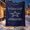 Dallas Cowboys Pattern Blanket for Home Decoration, Bed, Sofa, Car Travel, Camping, Suitable for All Seasons, Birthday Christmas Gift