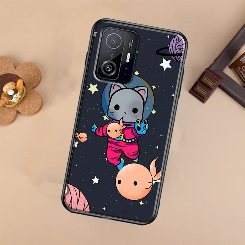 Cats In Space Case For Xiaomi POCO X7 X6 Pro X3 X5 M6 F3 F5 F6 Pro 11T 12T 13T 14T Pro 13 14 Ultra Cover