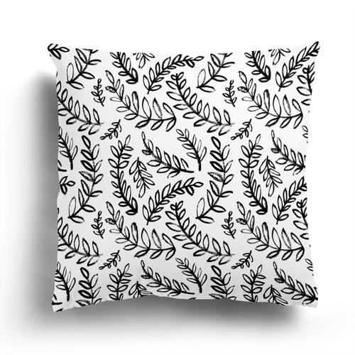 Decorazione Soggiorno Casa Moderna Federa Cuscino Coprisoffa 45*45Cm Copricuscino 60X60Cm Nordico 50X50 Autunno Bianco Nero Semplice