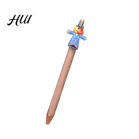 Retro Color Matte Gel Pens Halloween Ballpoint Pen, Cute Ghost Skull Pumpkin Retractable Ink Comfortable Non-slip Grip 0.5mm Fine Point Writing