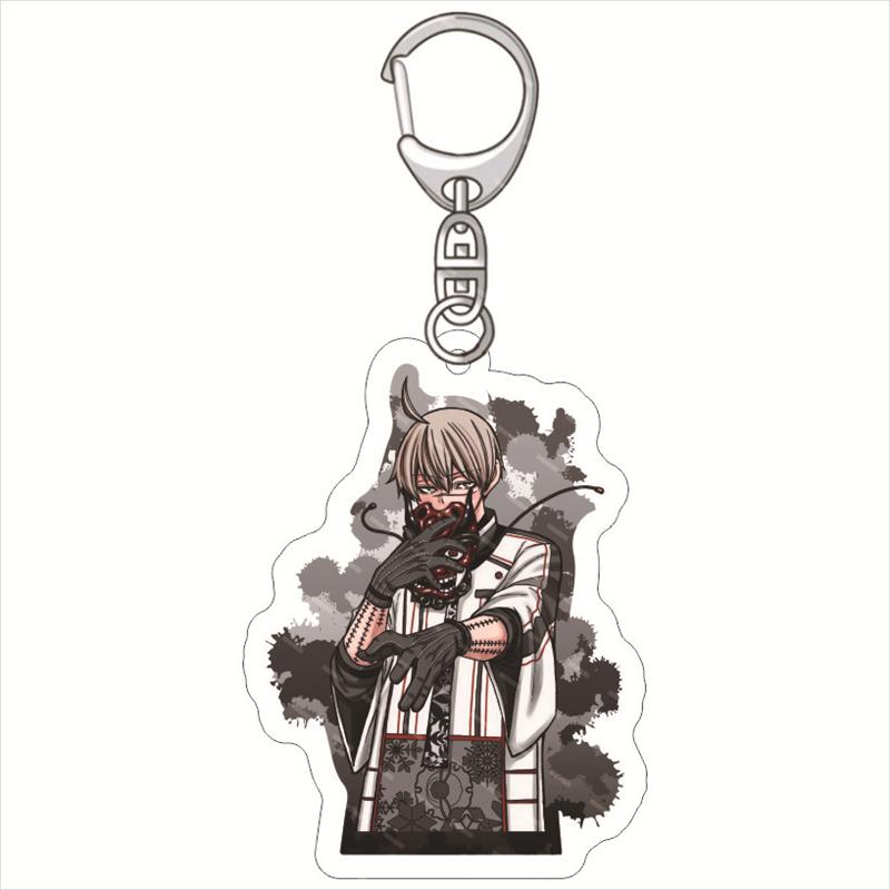 

Manga Tougen Anki Acrylic Key Chain Figure Ikari Yaoroshi Shiki Ichinose Naito Mudano Cosplay Costume Key Tags Backpack Pendant
