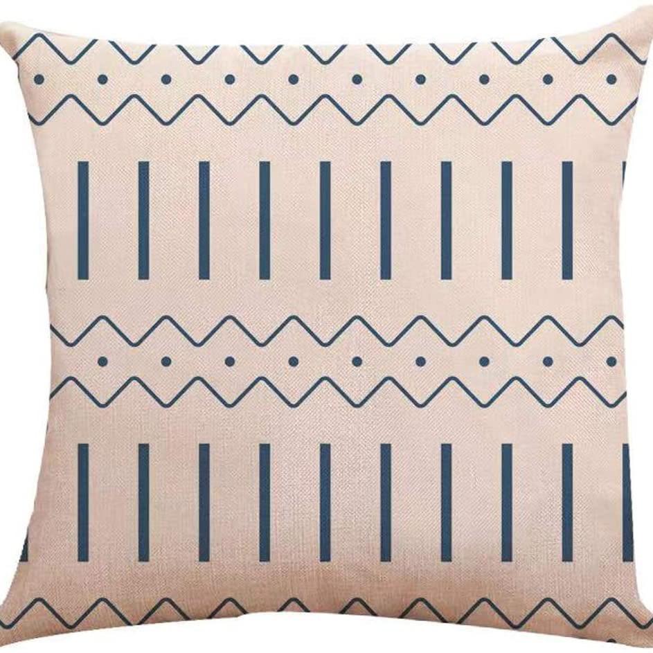 Linear Modern Simple Pillow Case Geometric Style Pillow Case Sofa Cushion Pillow Household Products