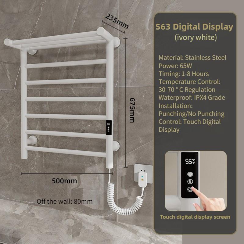 Drying Sterilization Towel Holder Household Hotel Intelligent Electric Towel Rack Bathroom Constant Temperature