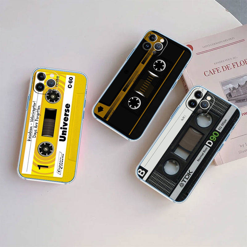 IR30 Vintage Boombox Tape Phone Case for Motorola Edge 20 30 S30 40 50 Fusion Lite Plus Pro Neo Ultra One Power Action Macro Hyper Vision Zoom