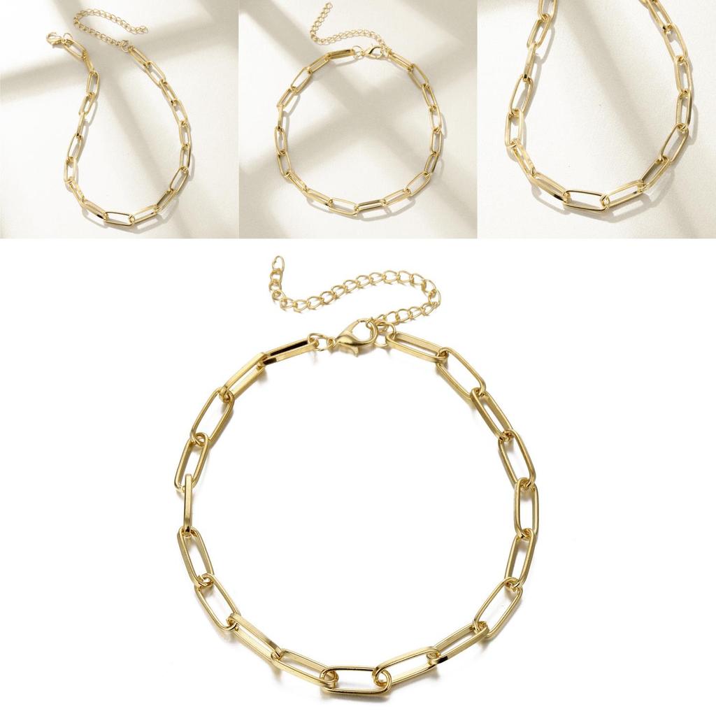 Stylish Minimalist Chain Necklace For Women With Geometric Design Perfect For Events