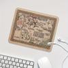 Vintage Map Rubber Mouse Pad Thick Non-Slip Base Computer Mouse Mat Desk Carpet Office Accessories Keyboard Pad Gamepad Home