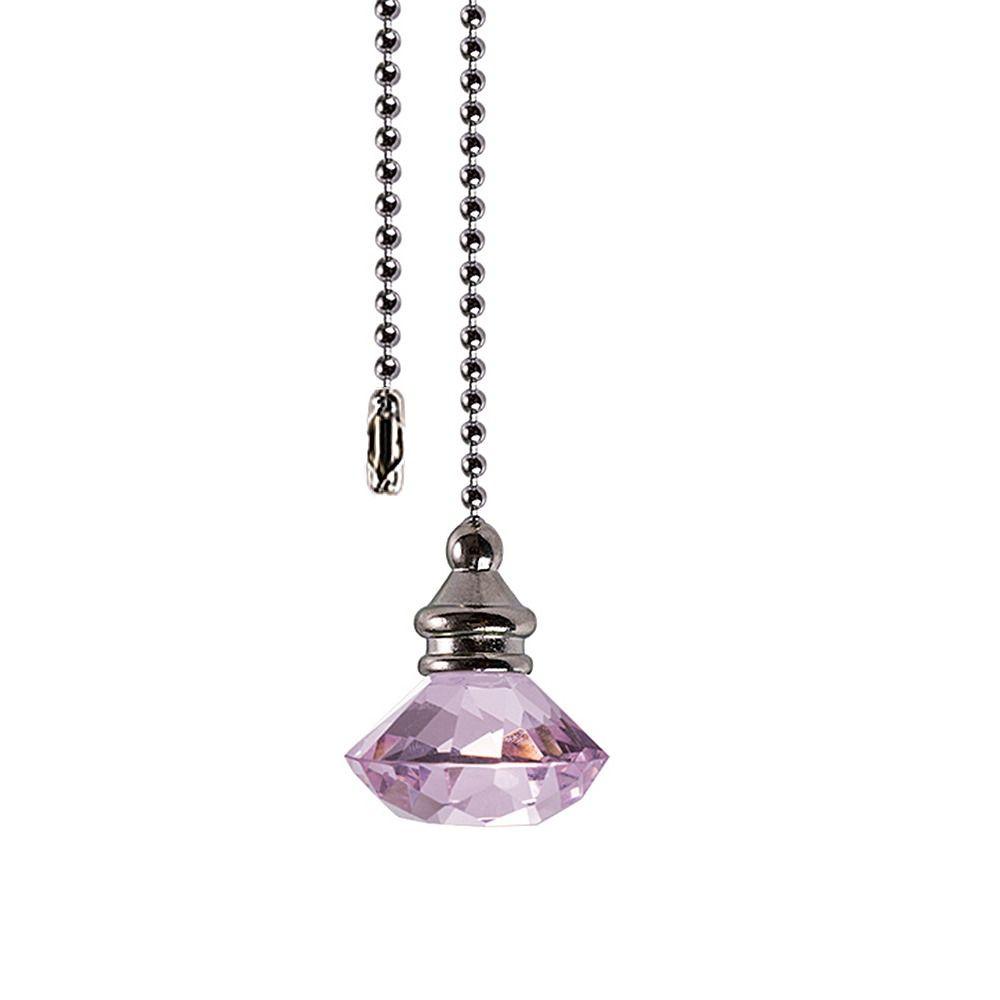 

Crystal Chain Crystal Style Pull Chain Cord Handle для потолочного вентилятора розовый
