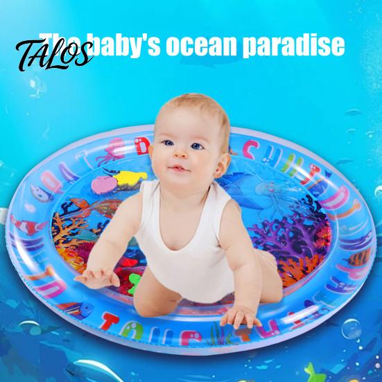 Engaging Sensory Toy for Toddlers Inflatable Splash Pad Toddlers, Thickened PVC Outdoor Water Sprinkler Play Baby Shower Gift Boys Girls Mat