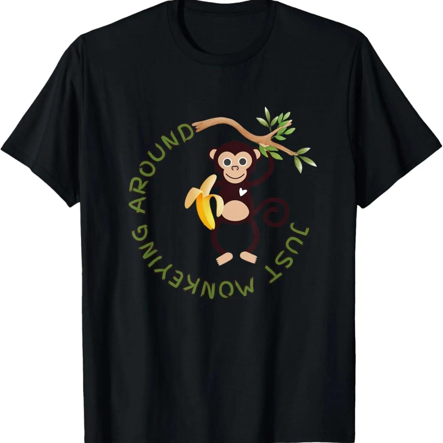 

Monkey Oliver Learning Tree, Just Monkeying Around T-Shirt S чёрный