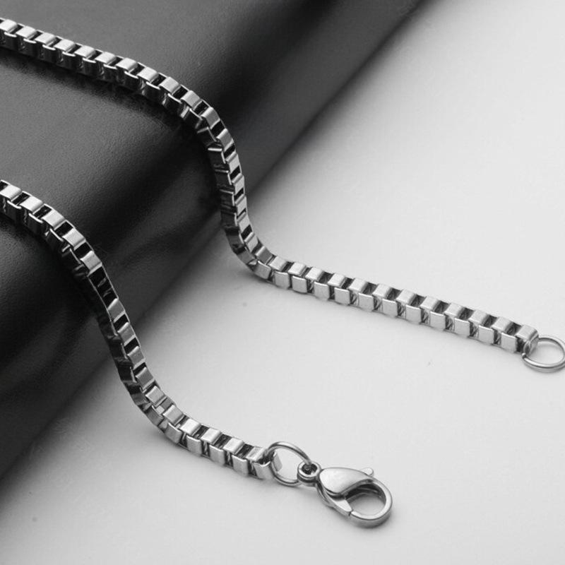 Korean Clavicle Necklace, Simple Titanium Steel, No Pendant, Short Chain for Women