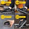 Anti-smashing Steel Baotou Labor Insurance Shoes Men's Stab-proof Lightweight Safety Shoes High Elastic Protective Shoes