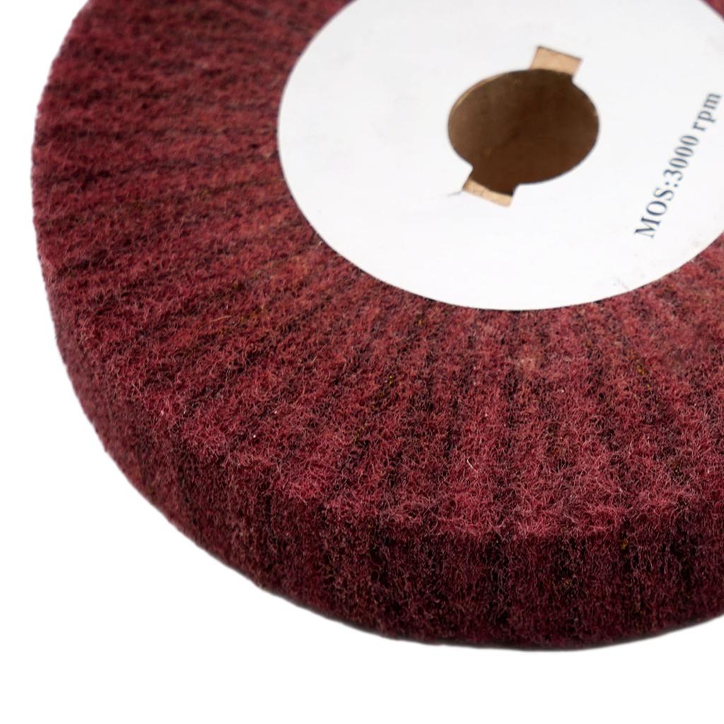 5" Abrasive Nylon Grinding Wheel 320# Non-Woven Flap Polishing Disc