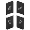 Door unlock and lock button stickers for Mercedes Benz old C-Class W204, old E-Class W212, etc