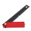 300mm Metric Framing Square 90 Degree L Shaped Ruler Adjustable Carpenter Square Ruler  Engineering