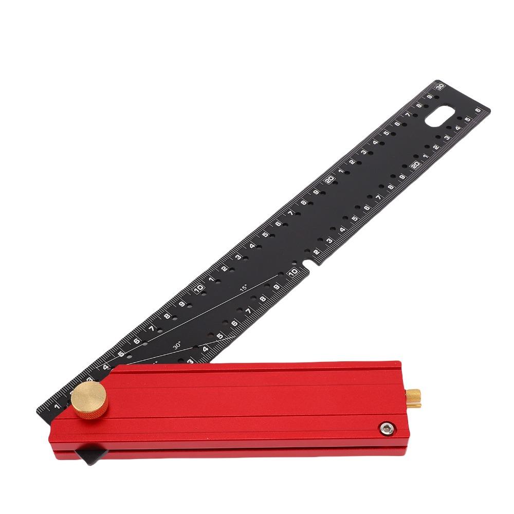 300mm Metric Framing Square 90 Degree L Shaped Ruler Adjustable Carpenter Square Ruler Engineering