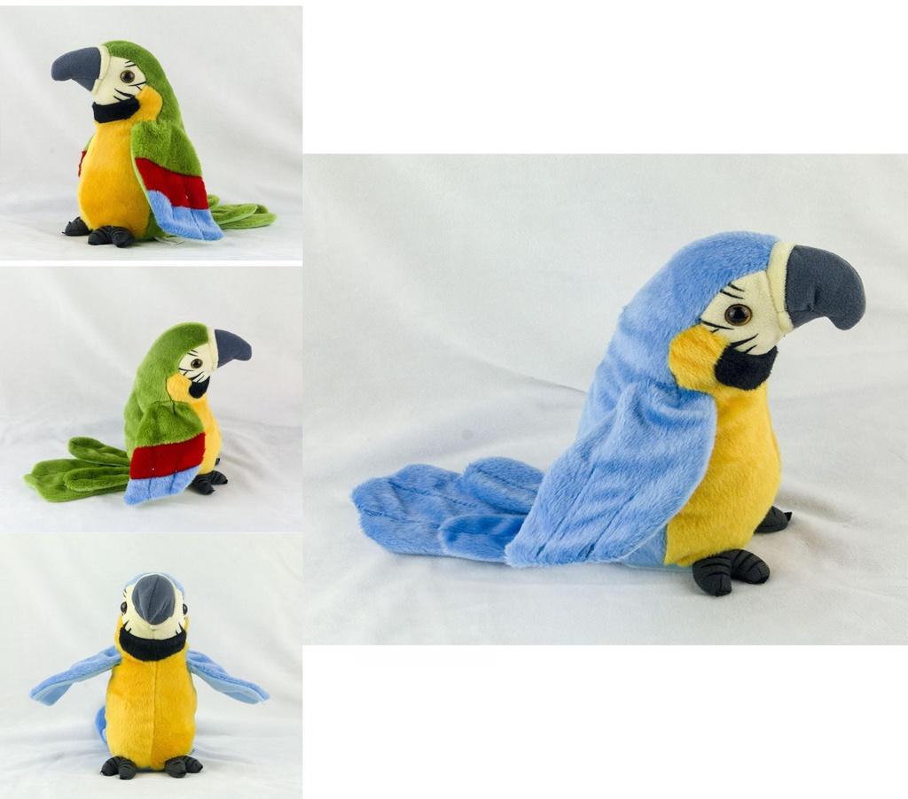 Electric Talking Plush Parrot Toy- Learn To Speak And Flap The Wings- Ideal Children's Gift