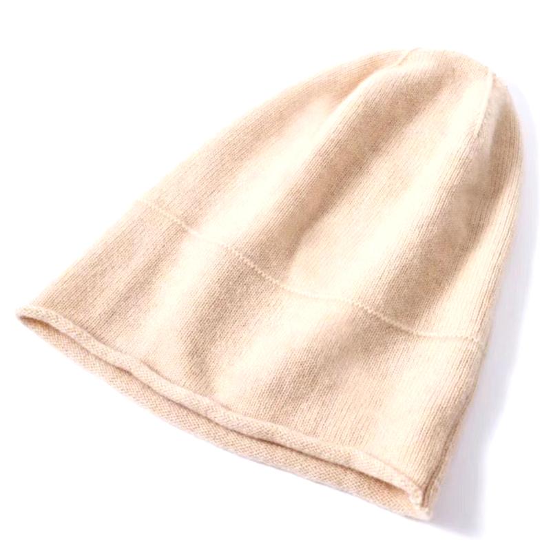 Pălărie tricotată 100% Lână Merinos Pălărie Pulover fără sex Pălărie de iarnă caldă Culoare solidă Pălărie plină de modă Ocazional Căciulă beanie pentru femei Bărbați