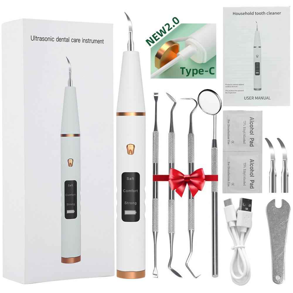 Ultrasonic Scrubber IPX6 Waterproof Home Portable Electric Outdoor Toothbrush