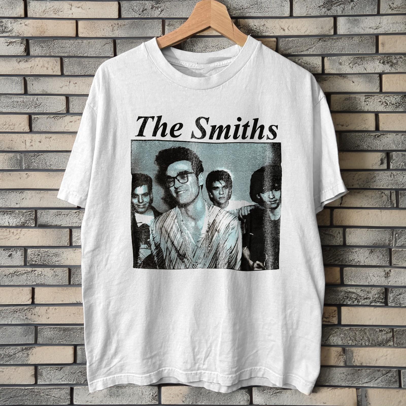 The Smiths Morrissey White Heavy Cotton T-Shirt Size S-5XL L