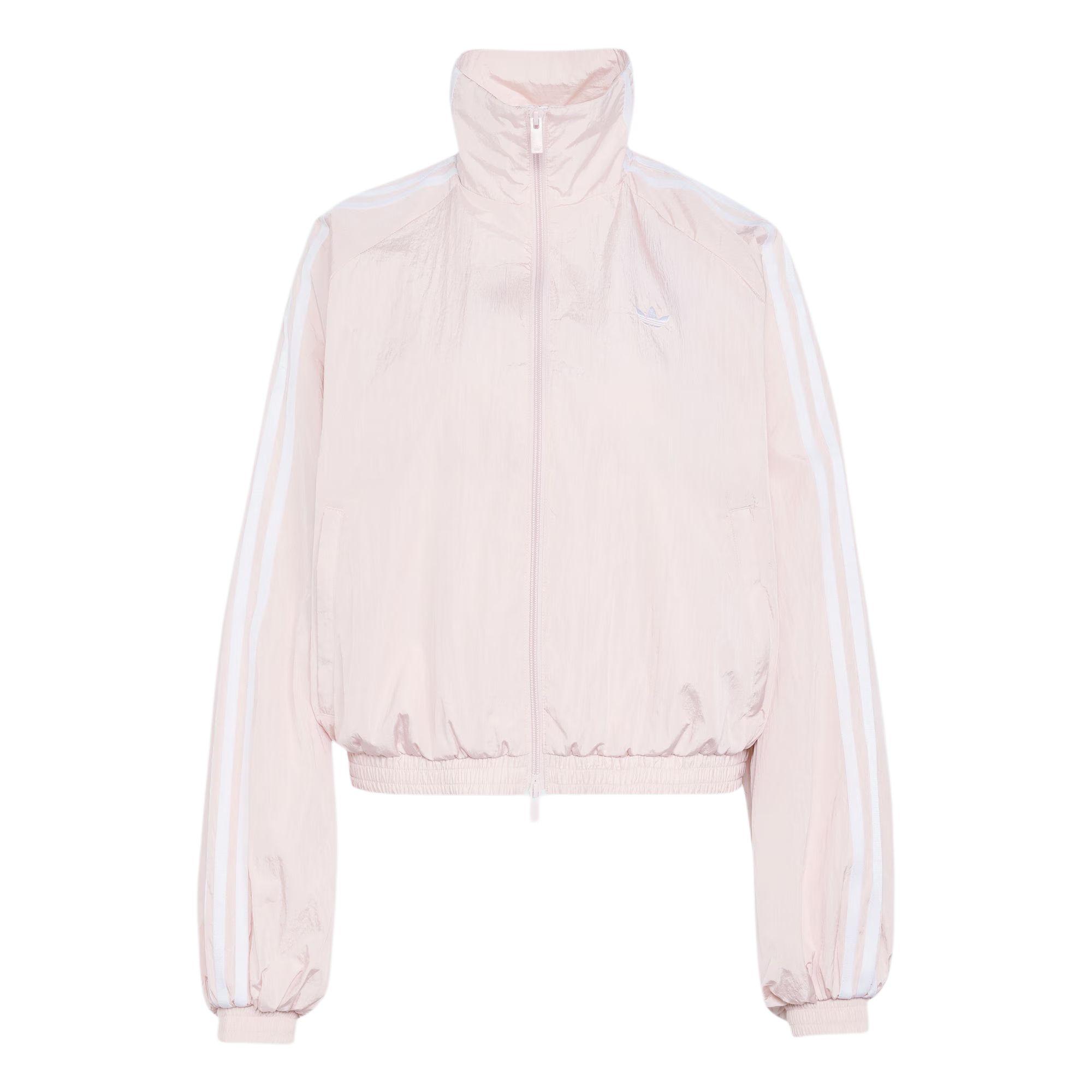 

Adidas Originals Adilenium 5.0 Balloon Top Woven Striped Loose Funnel Neck Long Sleeve Jacket Women jackets KY5046 S