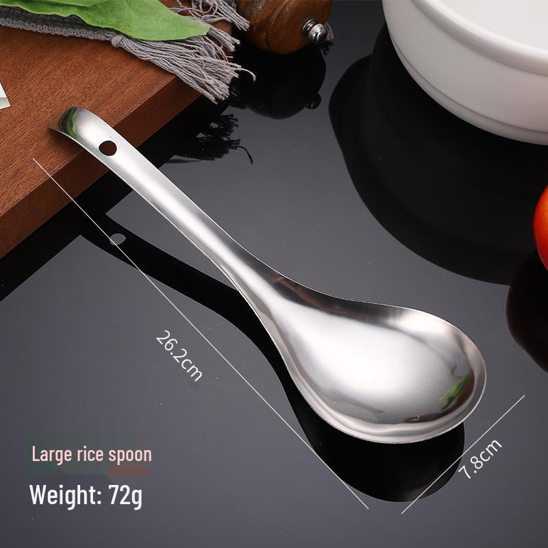 Large 201/304 Stainless Steel Slotted Spoon for Oil Draining and Sichuan Peppercorns