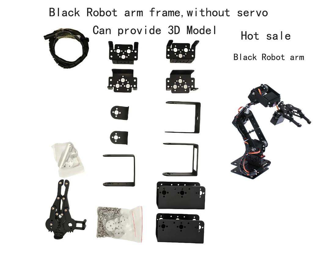 6 DOF Robotic Arm DIY Kit Multi Dof Robot Servo Grasping Maker Education Construction For Arduino ESP32 Programmable Robot Arm