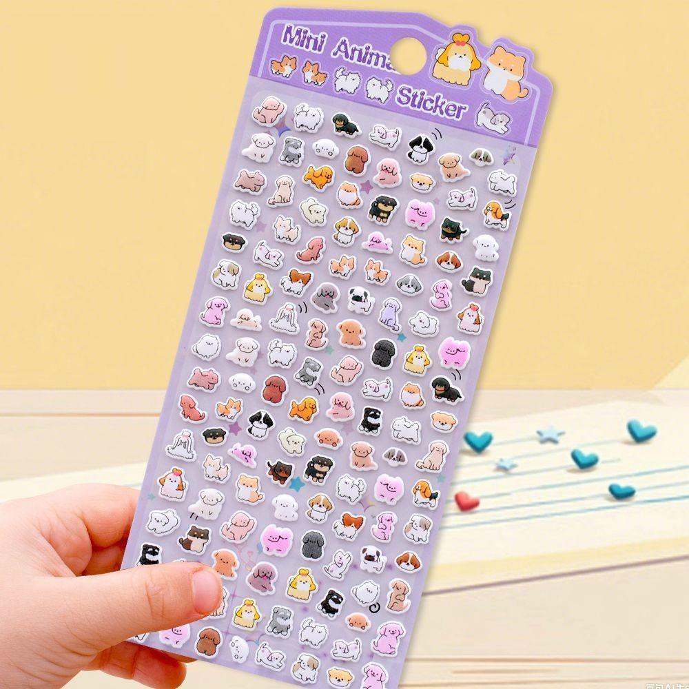 

Beautiful Mini Animal Cute Sticker Set: Multiple Adorable Patterns for Journal Decoration and Kids Reward Stickers
