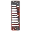 Harmonica Comb 10 Holes Acrylic Instrument Musical Accessory Part for HOHNER SP20Amber