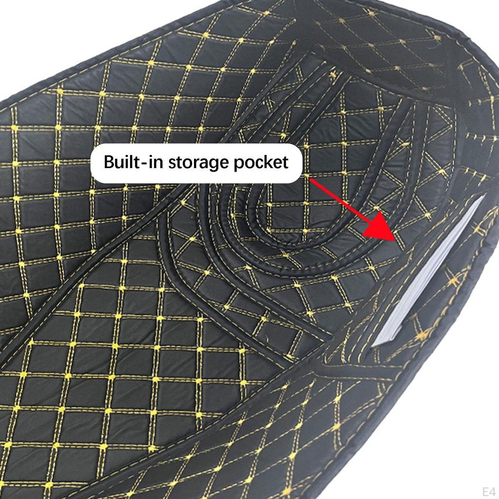 Motorcycle Seat Bucket Mat, Sitting Lining Mat Protector Pad, Storage Rear Cargo Trunk Liner