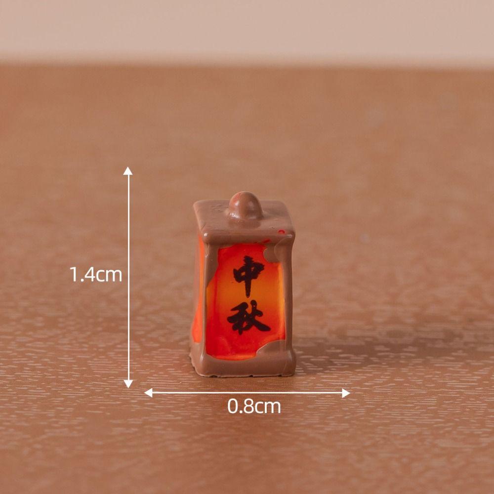 Creative Micro Landscape Cute Mid-Autumn Festival Moon Cake Rabbit Zoo Art Landscape Decorations Accessories Table Ornament