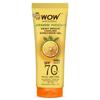 WOW Skin Science Japanese Yuzu + Vitamin C with 5 Ceramides Dewy Bright Sunscreen Gel SPF 70 PA++++ | 500x Vitamin C | Quick Absorption | No White