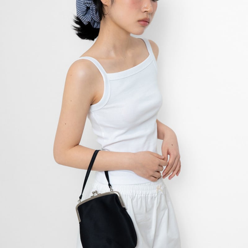 Geegee Stripe Shirt Hair Scrunchie - Navy