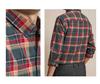 Men's Fashionable Brushed Plaid Long Sleeve Shirt - Spring/Autumn 2024 Collection
