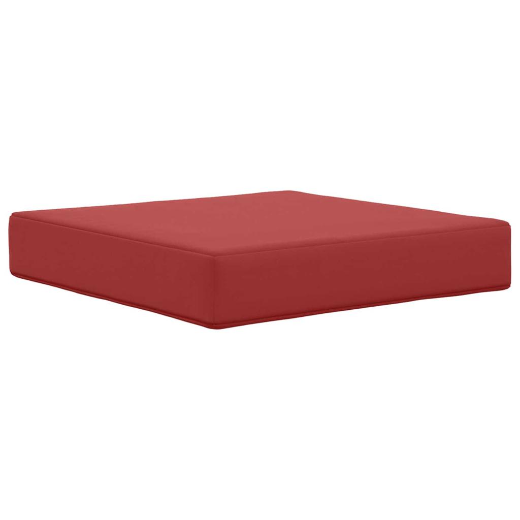 Outdoor Sofa Cushions 3 Pcs Burgundy Polyester