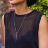 New Minimalism Bar Shape Pendant Long Chain Necklace Women Party Banquet Jewelry In Good Sales Store