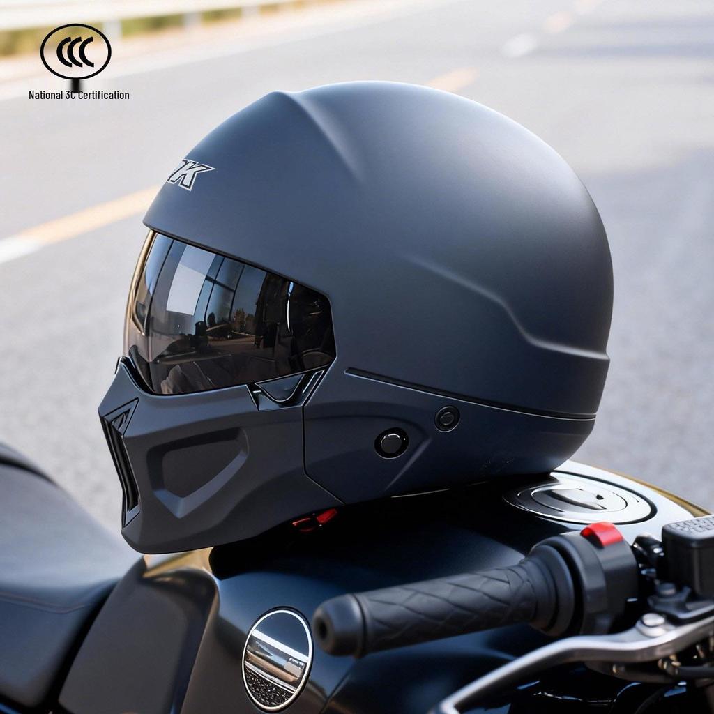 3C Certified Retro Scorpion Full Face Motorcycle Helmet for Men & Women