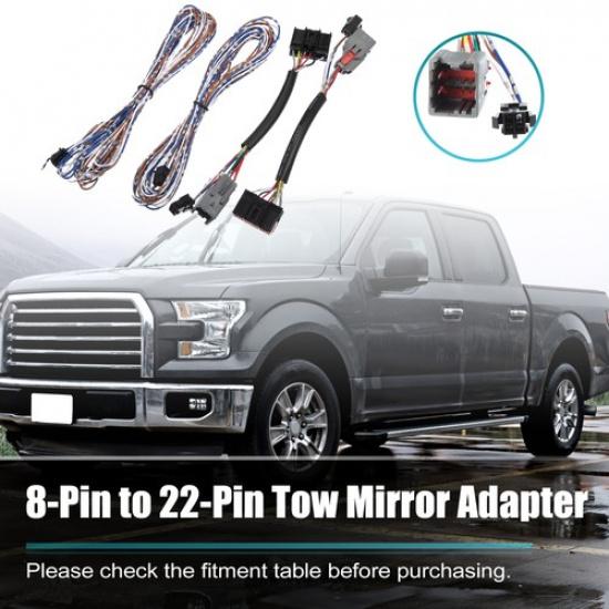 

Harness Connector Adapter Set Tow Mirrors Adapter for Ford F150 2015-2017
