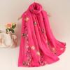 Literary National Style Long Scarf Spring Summer Travel Sunscreen Shawl New Women's Scarves  Gift