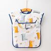 Summer Baby Bibs & Aprons - Thin Cotton, Waterproof, Stain-proof, Back-wear Coveralls