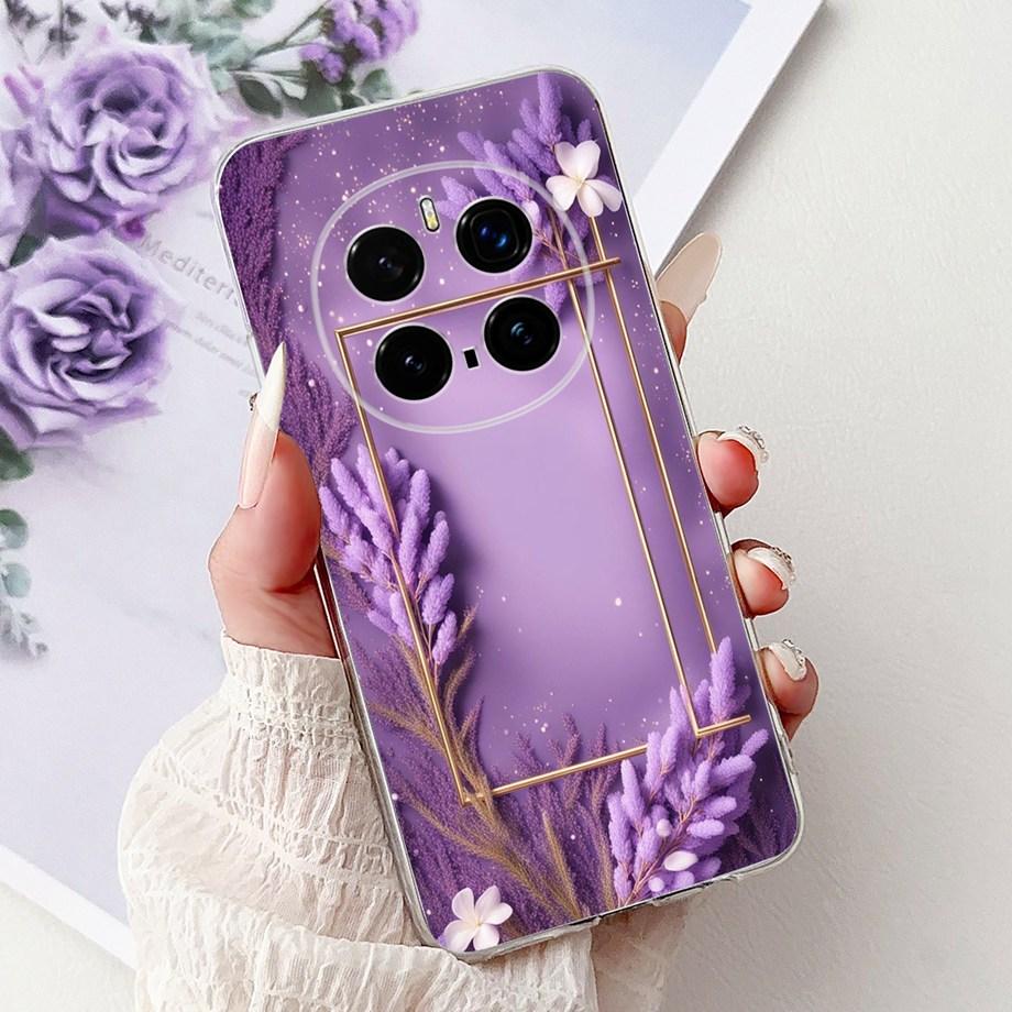 For Honor Magic 7 Pro Phone Case Magic7 Magic 6 Lite 5 Lite Back Cover Girly Fashion Flower Butterfly Paintong Soft TPU Bumper