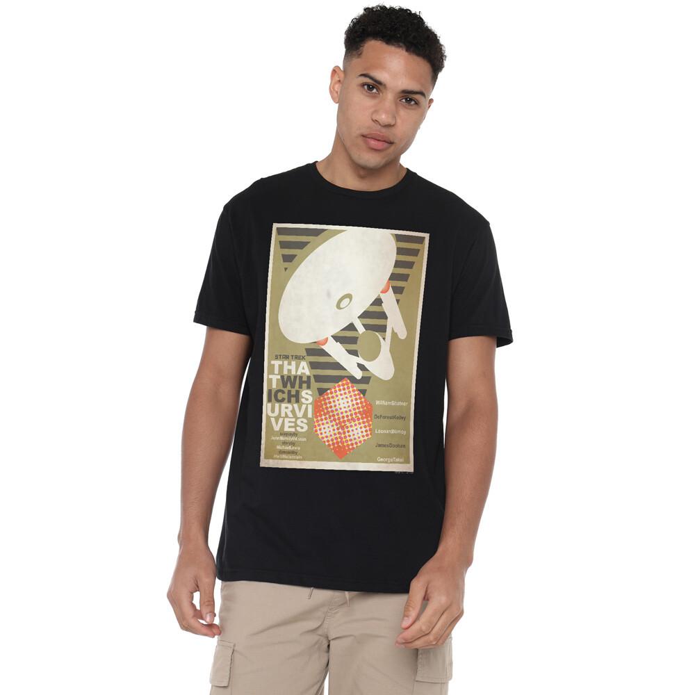 Star Trek Tos Episode 72 T-Shirt S-2XL, Black Unisex T-Shirt S