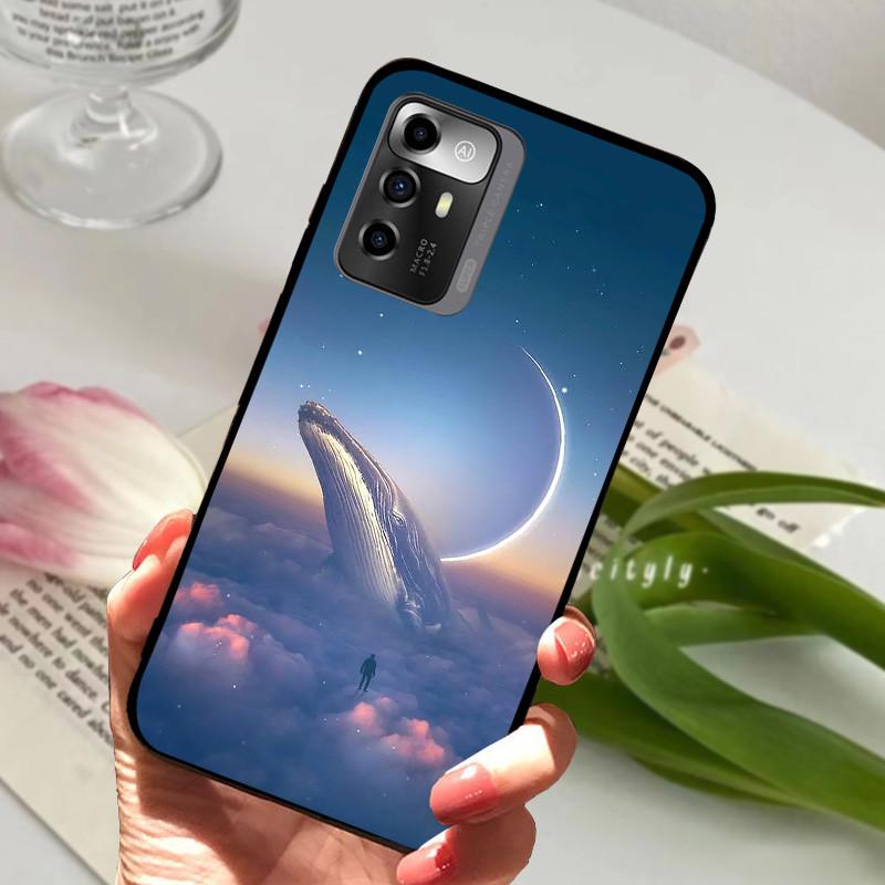 Für ZTE Blade A72 / A 72 5G / A52 Hülle Schwarzes Silikon Weiches TPU Funda Abdeckung für ZTE Blade A72 5G BladeA72 Bumper Schutzhülle Fundas