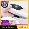 Car Stickers For Alfa Romeo 4Pcs Car Door Bowl Scratch Protective Sticker For Alfa Romeo Giulia Stelvio Giulietta 156 159 147 Mi