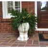 Funny Resin Sculpture In Flower Pot with Funny Expression Garden Supplies