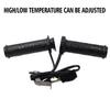 Electric Heated Motorcycle Handlebar Grips with Adjustable Switch for 22mm Bars