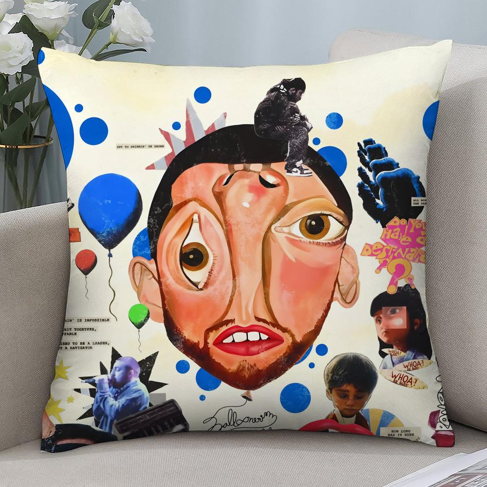 M-Mac M-Miller Balloonerism Pillow Case 3D Print Polyester Fiber 40*40 cm Home Sofa Throw Pillow Cover Decoration Festival Gift