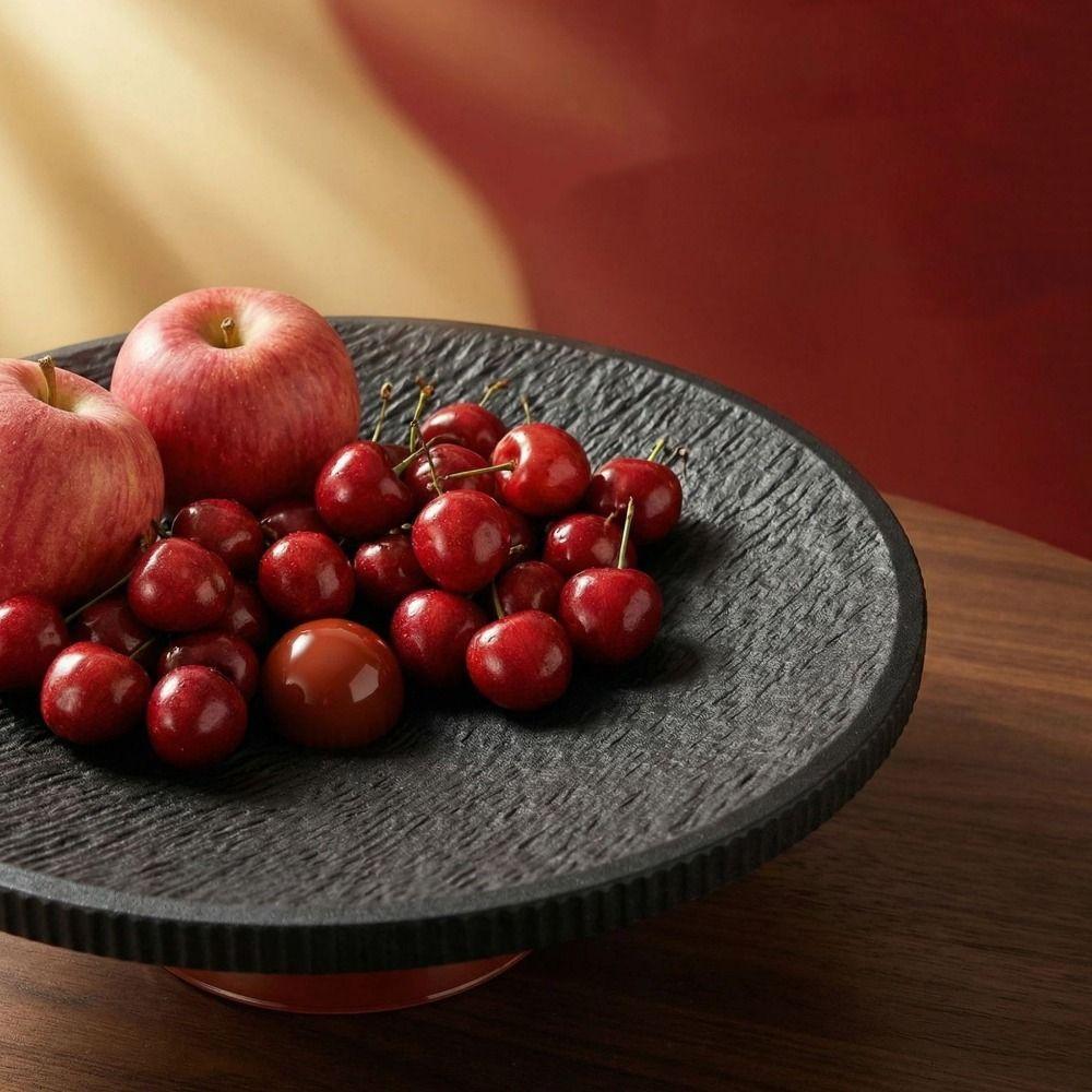 Abtropfende Trockenfruchtschale Kunststoff-Süßigkeitenteller Multifunktionales Snack-Serviertablett für die Küche