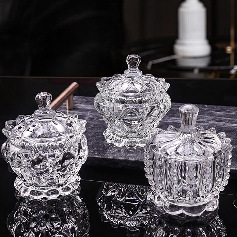 Vaso Contenitore Moderno in Vetro Trasparente: Ideale per Caramelle, Decorazioni per la Casa e Ristoranti, Matrimoni e Composizioni Romantiche
